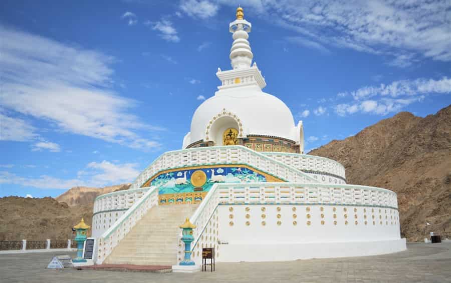 Shanti Stupa, Leh