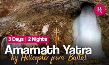 3 Days Amarnath Yatra by Helicopter from Baltal