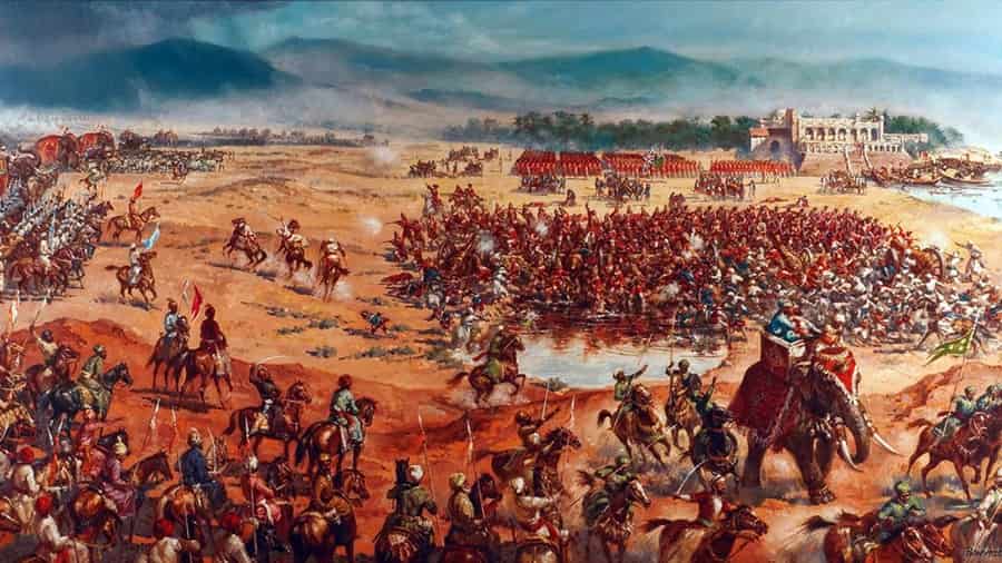 Aurangzeb and Maratha Battle