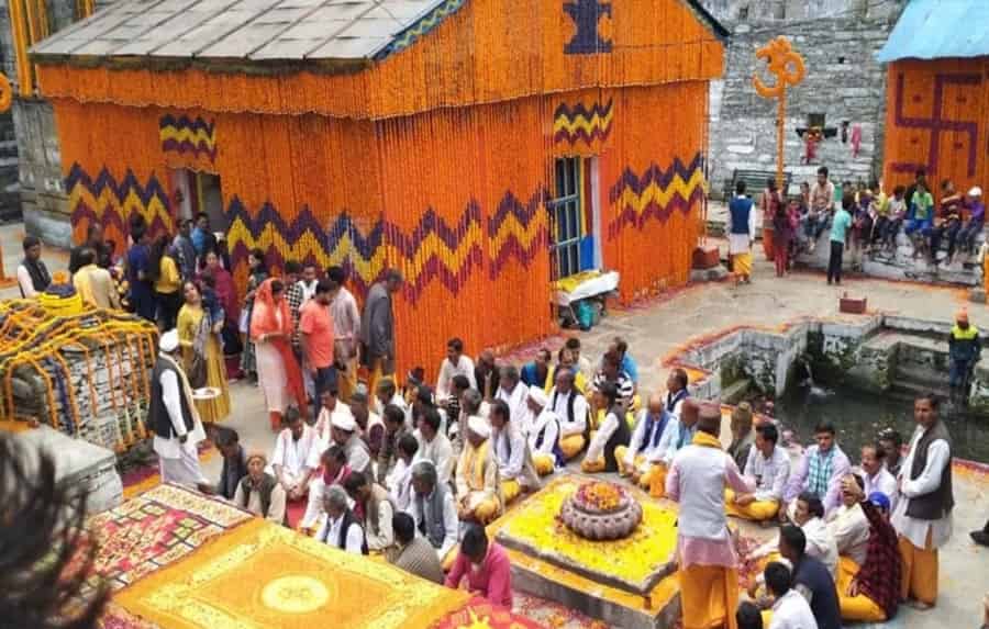 Married at Triyuginarayan Temple